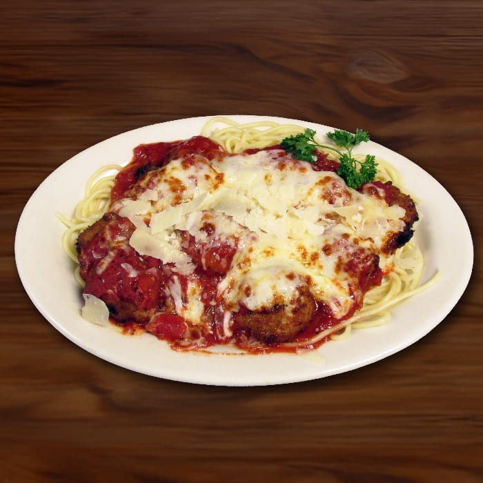 Veal Parmigiana.