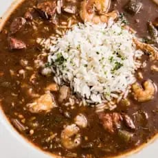 Shrimp & Crab Gumbo.