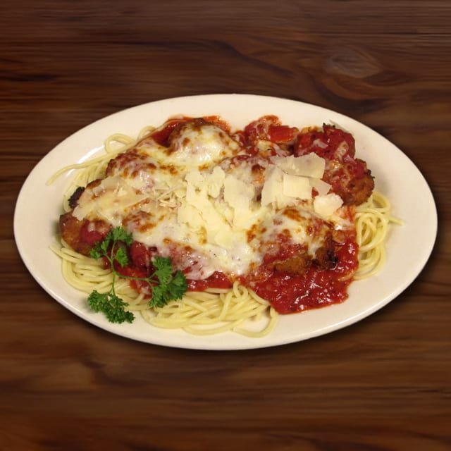 Eggplant Parmigiana.